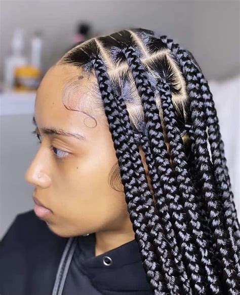 2 jumbo braids hairstyles|40 Best Big Box Braids Hairstyles 